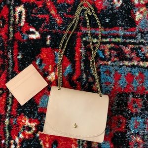 🆕Madewell Chain Crossbody & Leather Card Case🆕